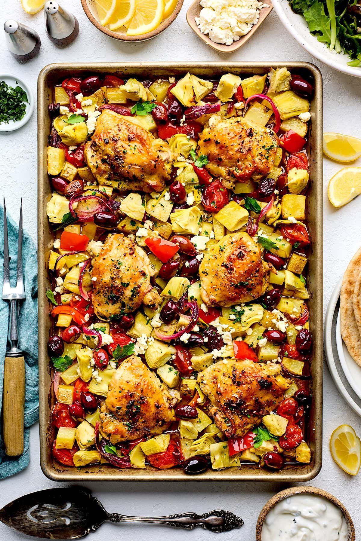 Greek Sheet Pan Chicken