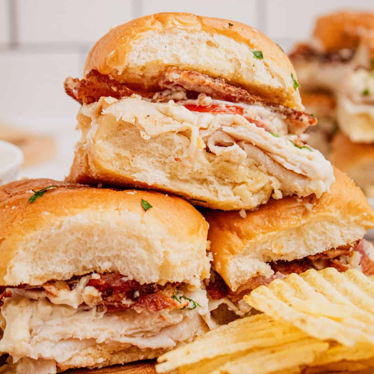 Kentucky Hot Brown Sliders