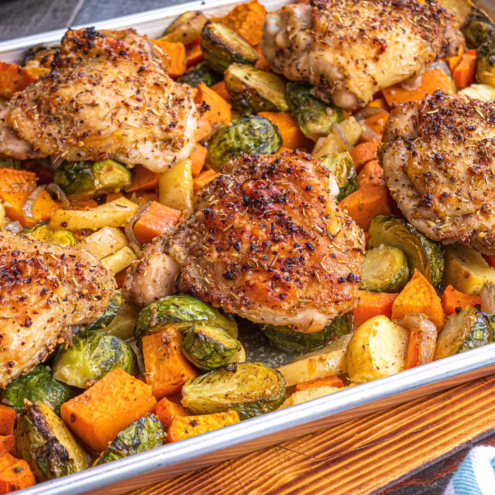 Roasted Chicken and Veggies | Easy & Flavorful | Kinder's | Journal