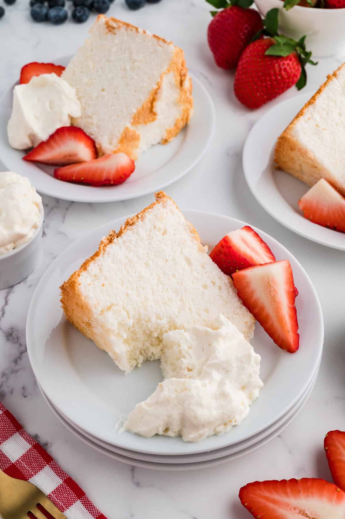 Angel Food Cake - Light, Fluffy & Foolproof - Cake by Courtney