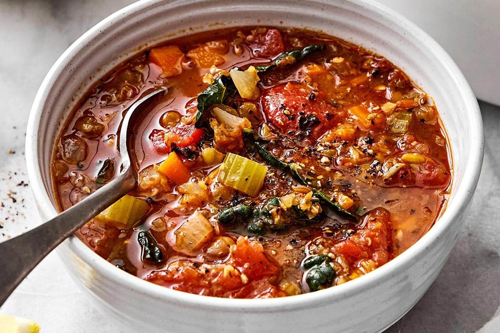 Mediterranean Lentil Soup