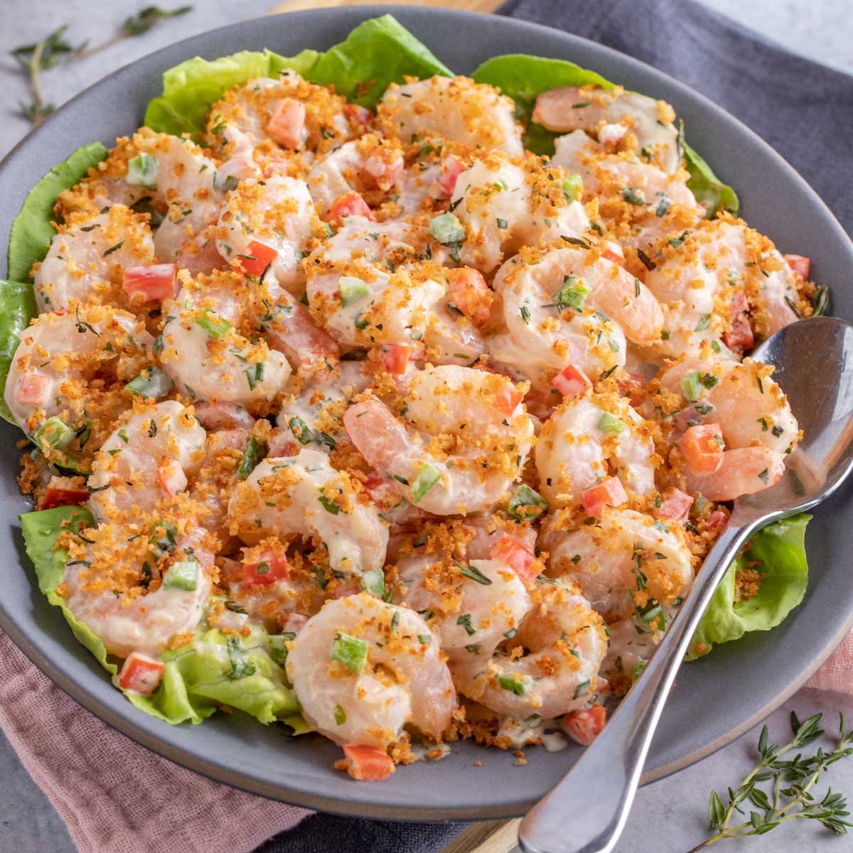 Spicy Cold Shrimp Salad