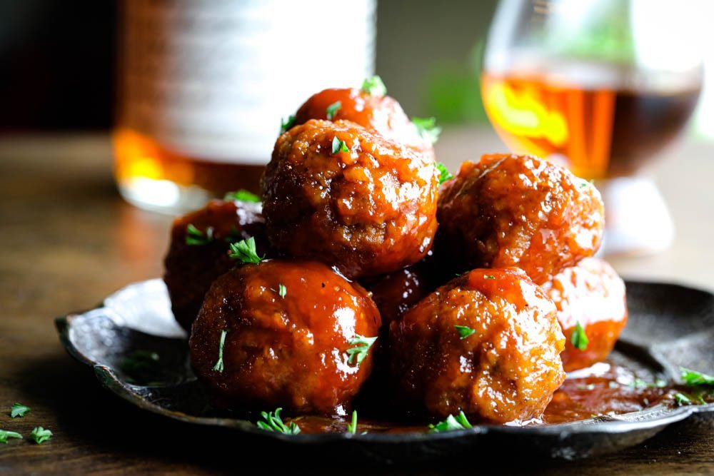 Slow Cooker Bourbon Meatball (Frozen Meatball Recipe)