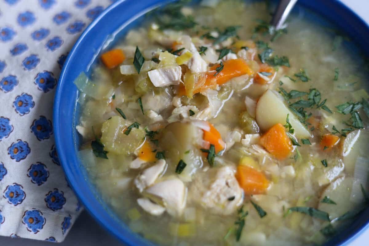 Chicken, Leek & Potato Soup - Le Chef's Wife