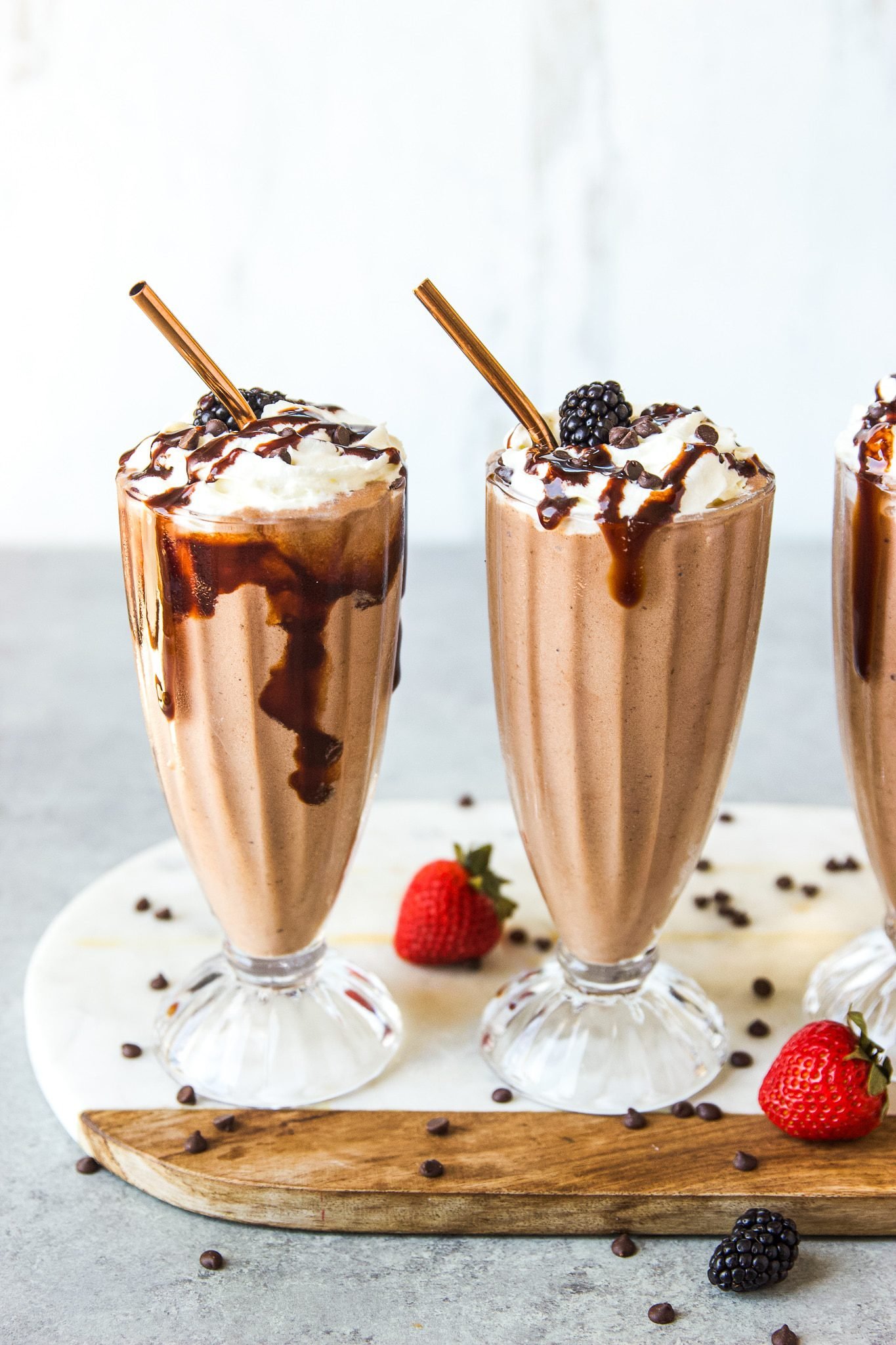 Chocolate Banana Milkshake | Garden in the Kitchen