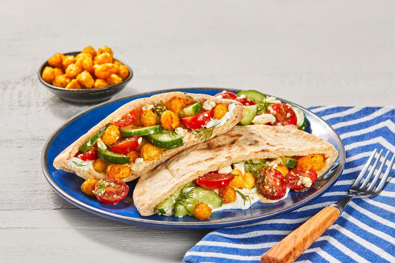 Crunchy Chickpea Shawarma Pitas Dinner’s Just 20 Minutes Away!