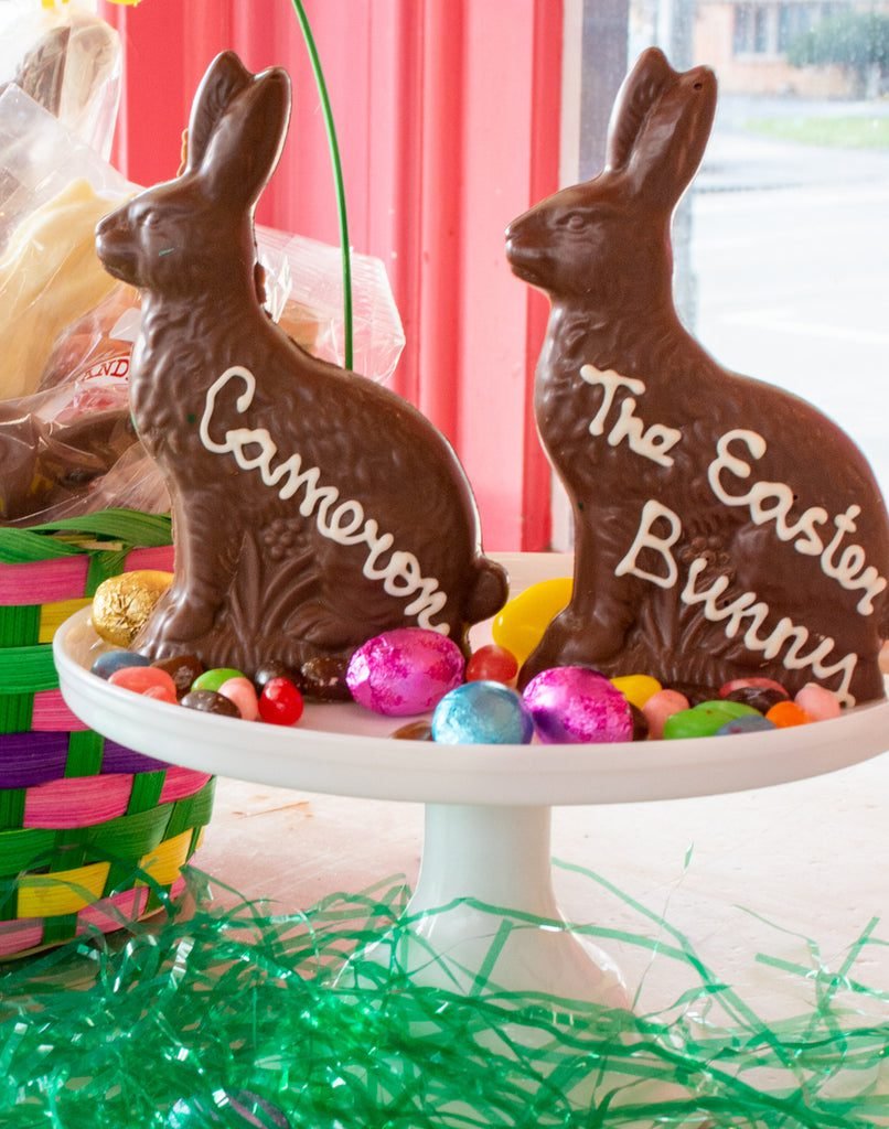 Personalized Chocolate Name Easter Bunny – KANDY KORNER