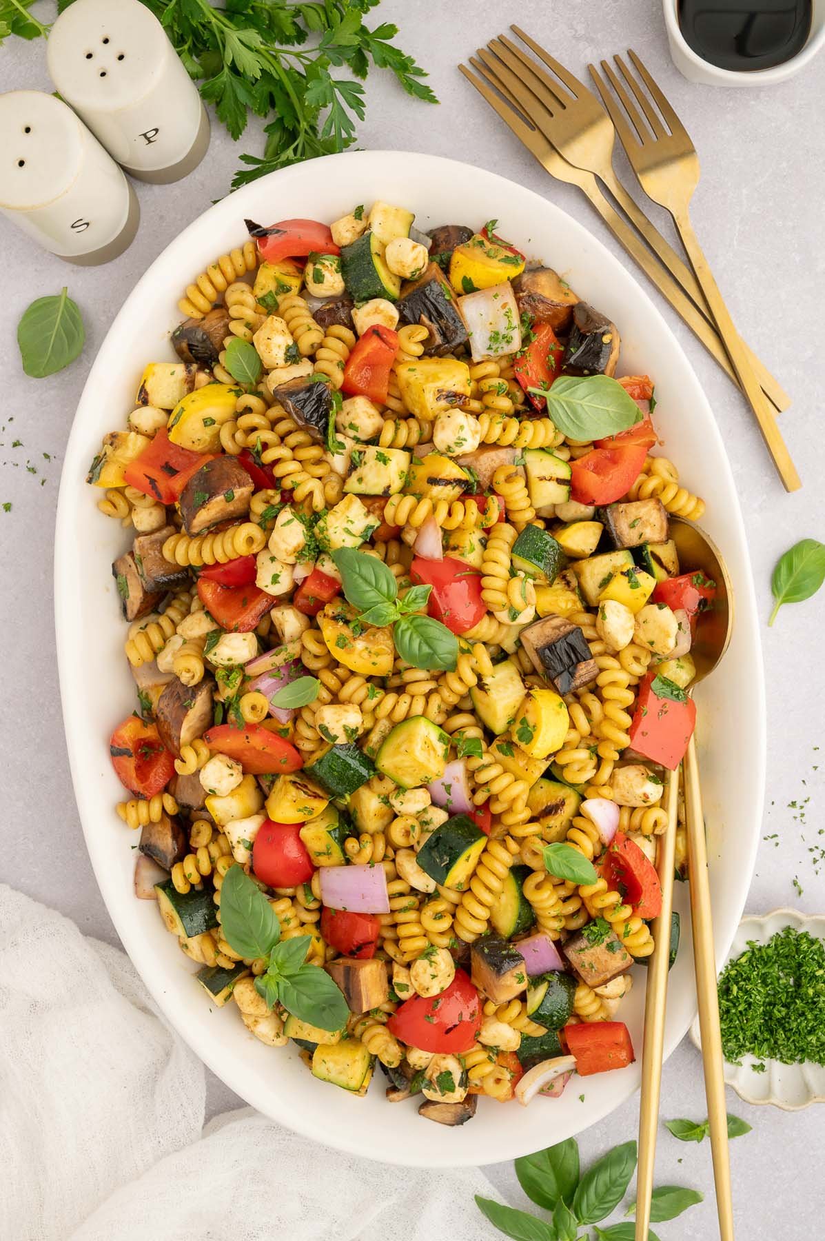 Grilled Vegetable Pasta Salad