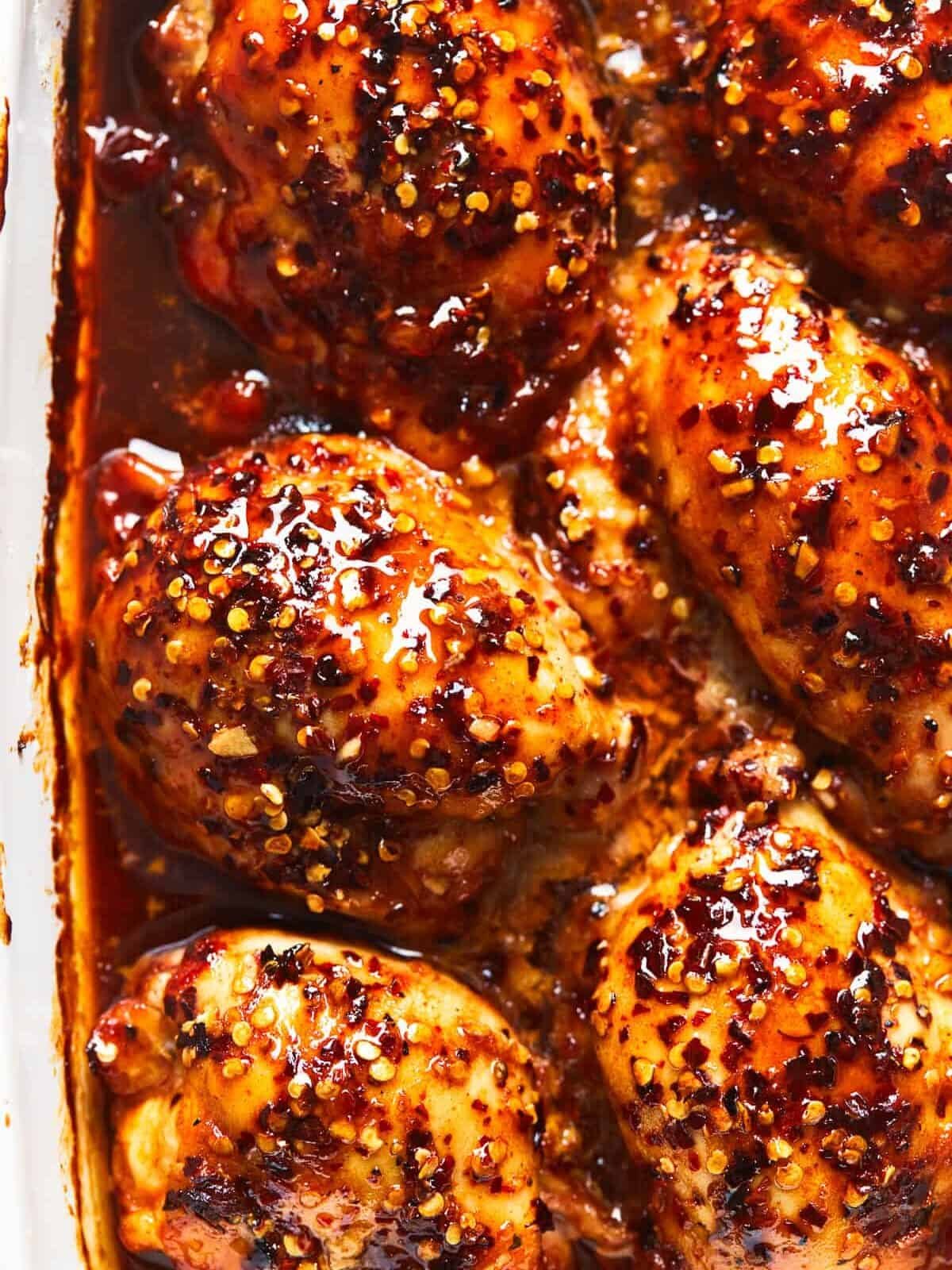 Honey Garlic Chicken Thighs Recipe