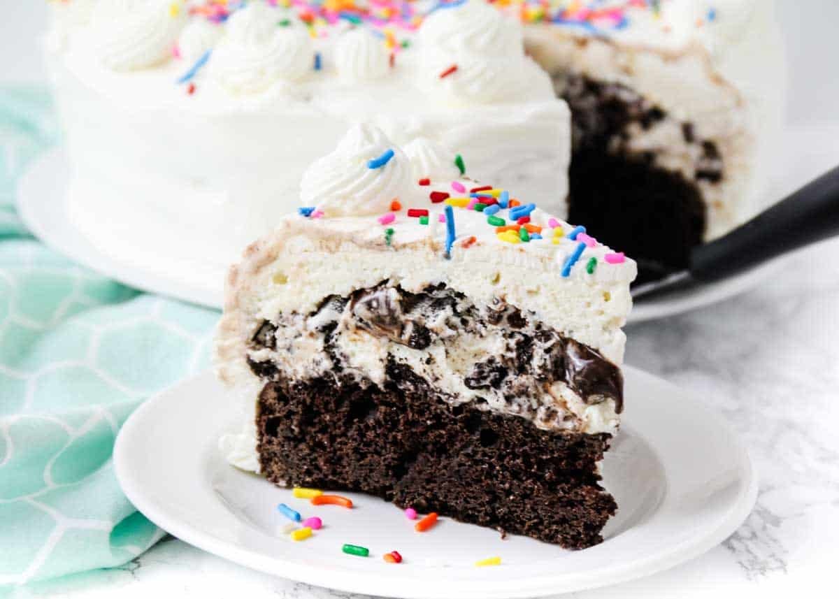 Homemade Ice Cream Cake - I Heart Naptime