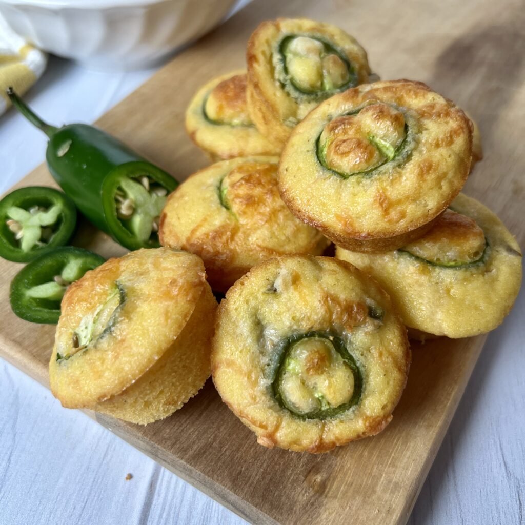 Simple Cheddar Jalapeño Corn Muffin Recipe - Just Jill