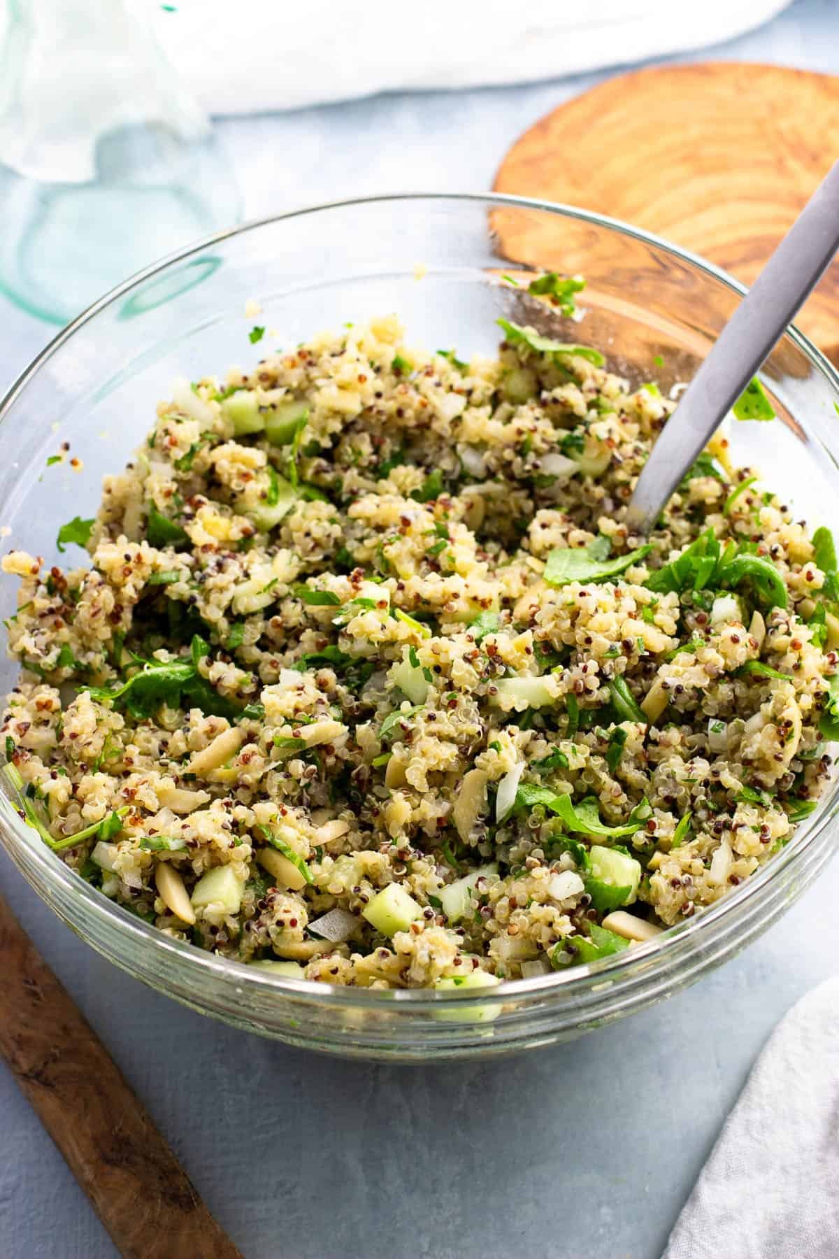 Lemon Quinoa Salad with Herbs - My Sequined Life