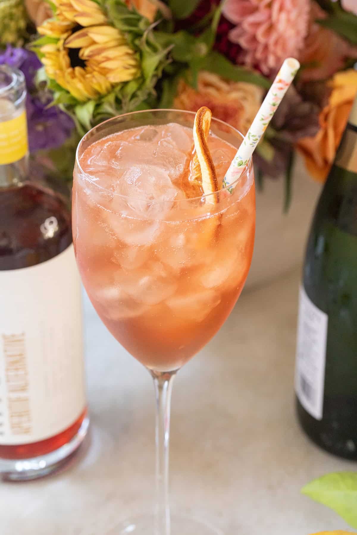 Non Alcoholic Aperol Spritz - Sugar and Charm