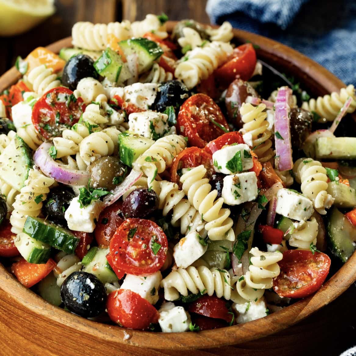 Easy Greek Pasta Salad