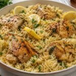 One Pot Lemon Herb Chicken and Rice