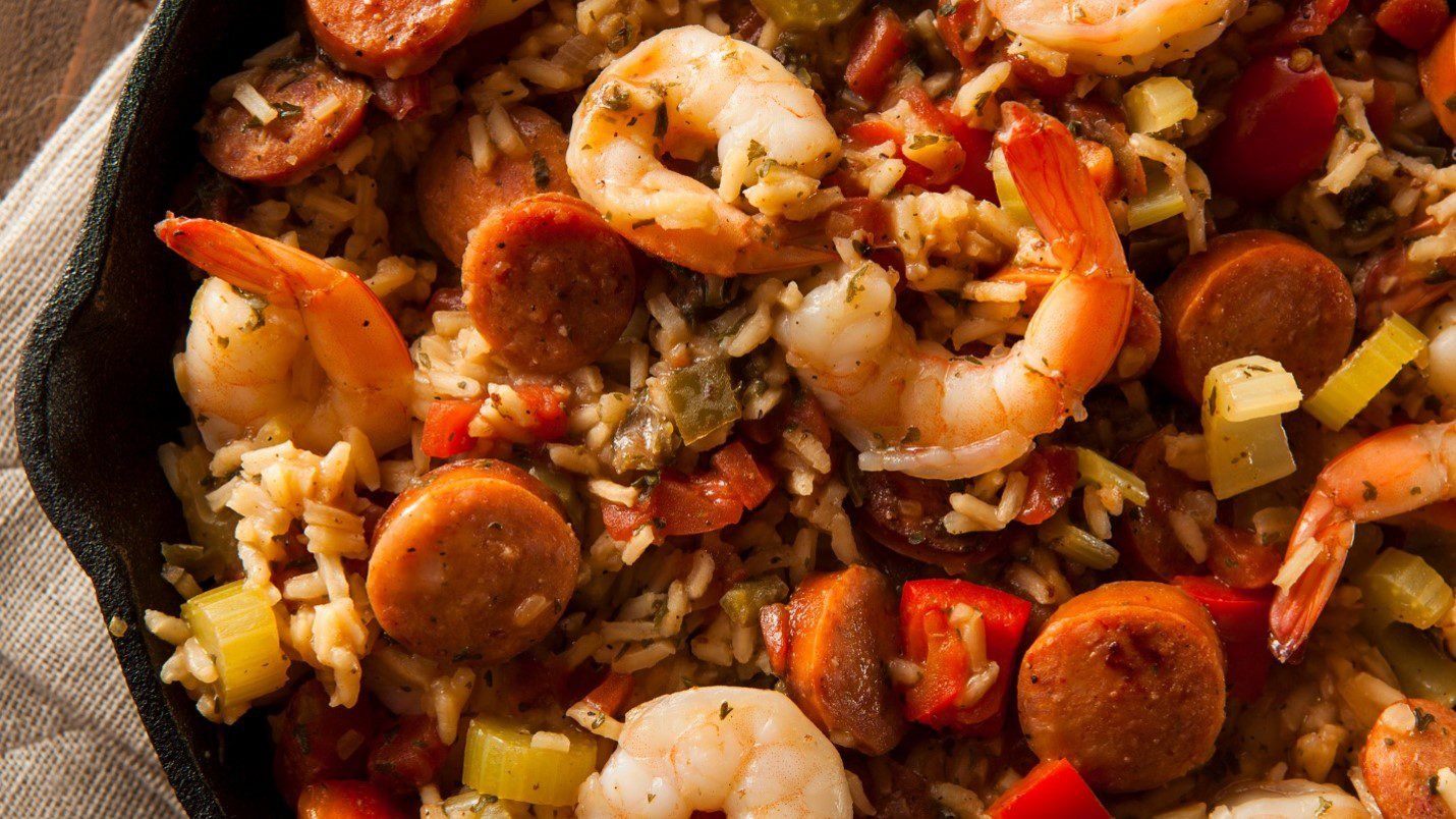 One Pot Shrimp and Cajun Rice Recipe