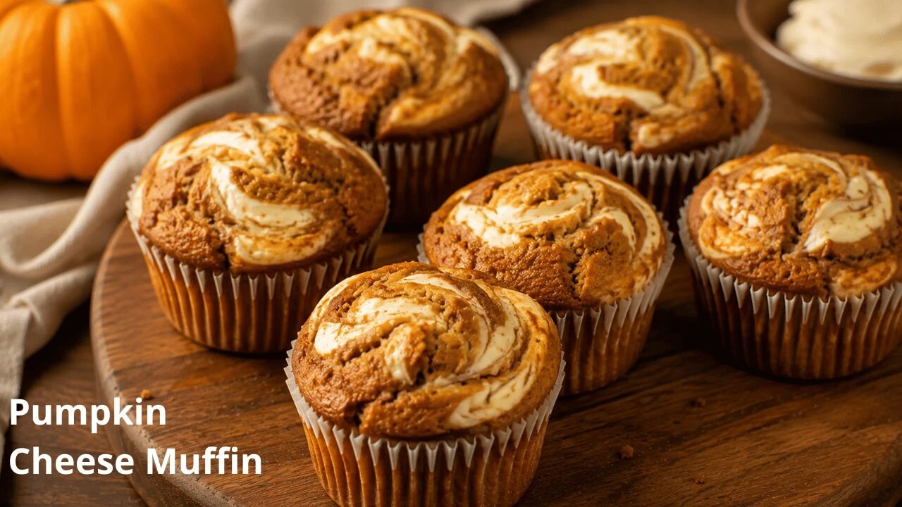 Pumpkin Cream Cheese Muffins