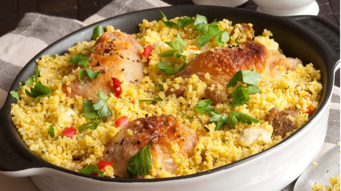 One Pot Greek Chicken Couscous