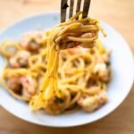 One Pot Lemon Garlic Shrimp Pasta